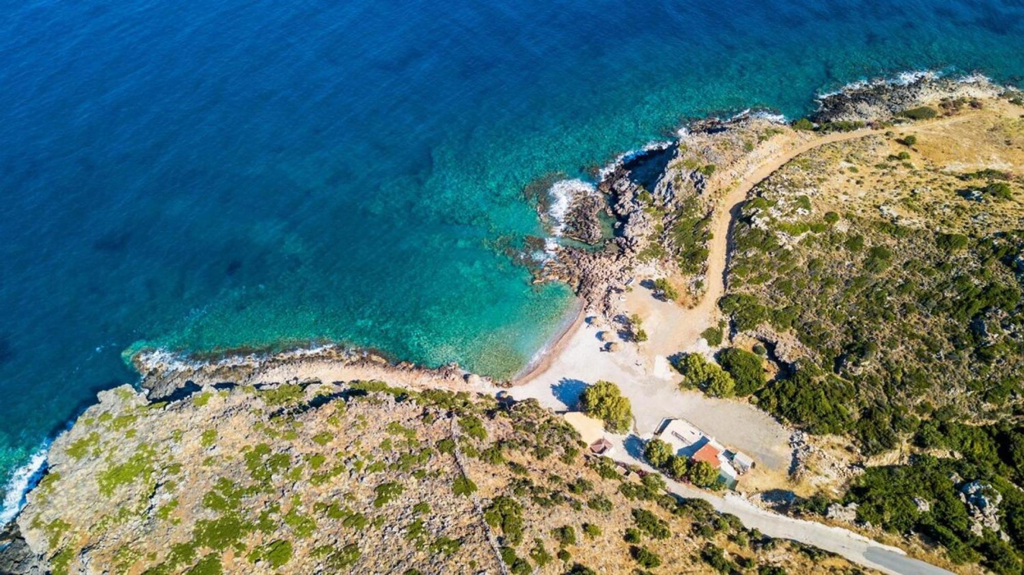 Villa Akrolithos With Private Pool Chania  Exteriör bild